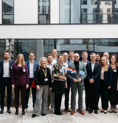 group photo of cluser attending cyber security event in Munich